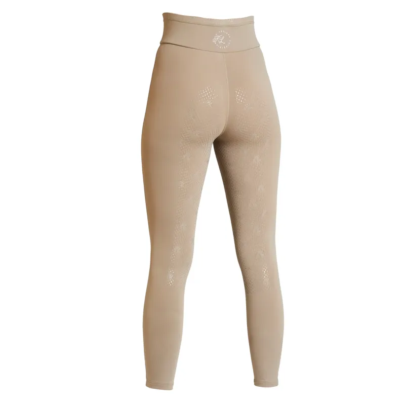 Kingsland KLkatinka F-Tec2 Full Grip Tights - Beige-1